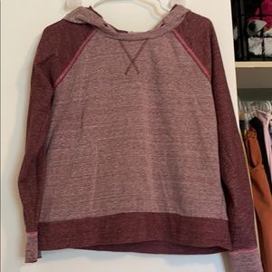 Purple Hooded Sweatshirt